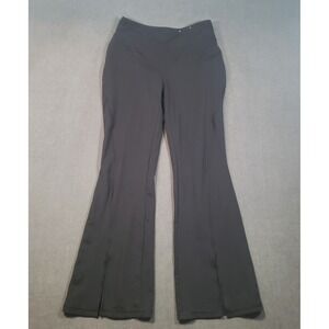 SO Flare Legging Womens XL Black High Rise Front Slit The Sporty Yoga Pants
